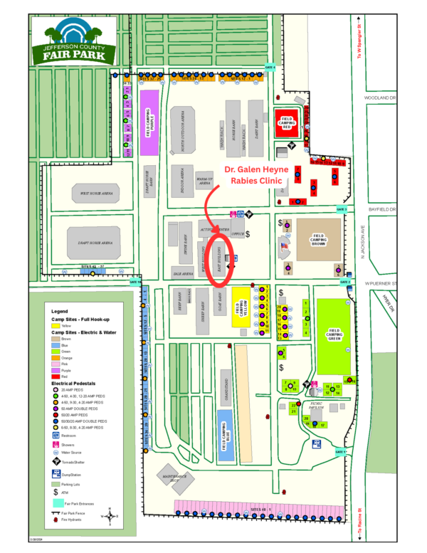 Dr. Galen Heyne Rabies Clinic Dr. Heyne Rabies Clinic Map