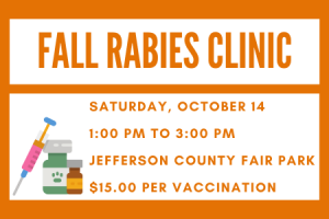 Fall Rabies Clinic Feature