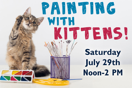painting with kittens feature